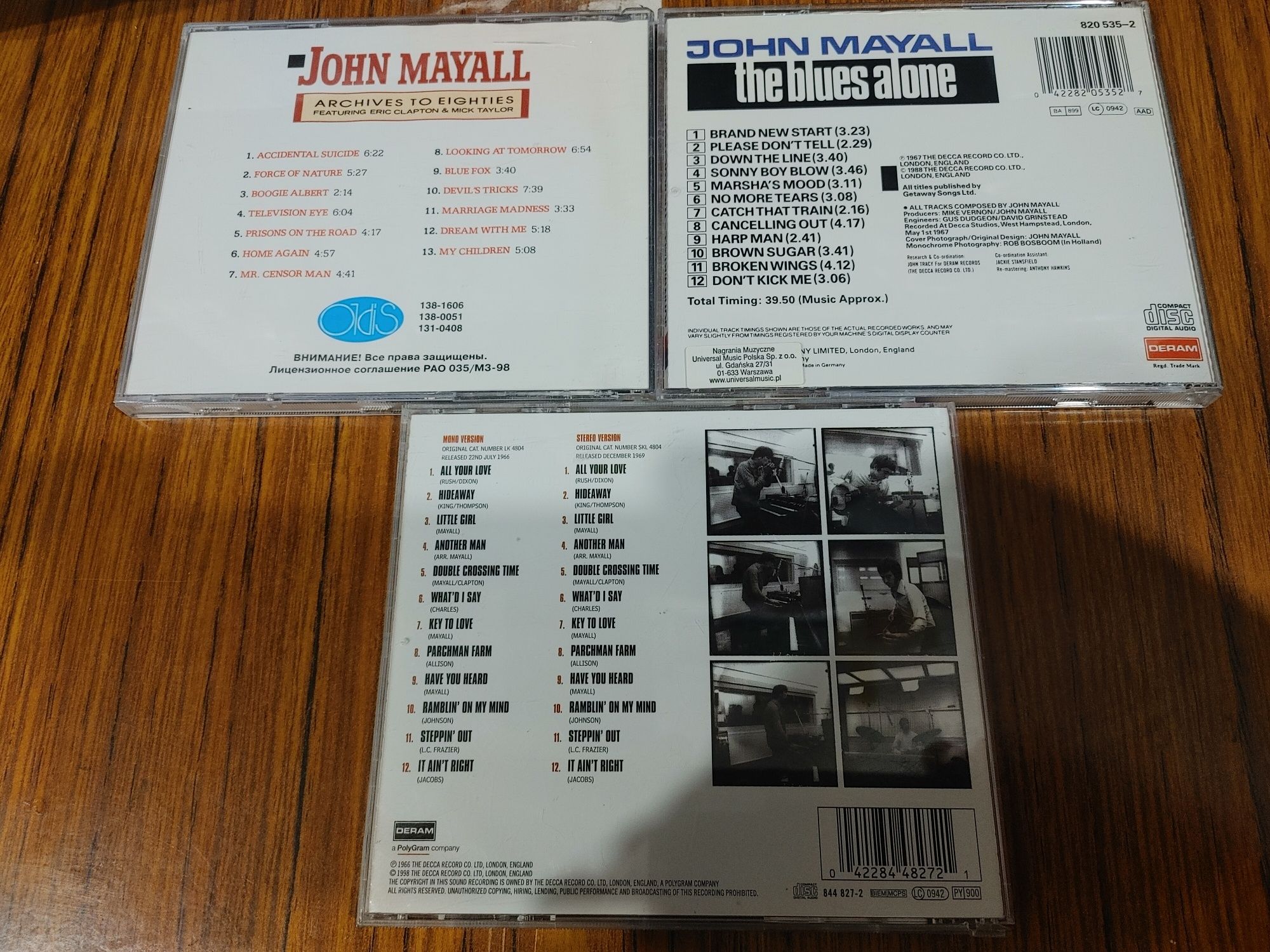 John Mayall 3 płyty