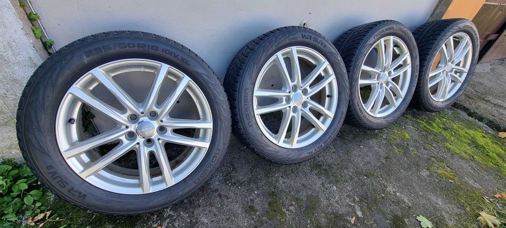 Alufelgi Audi 18 Cali A 6, A 7, Q3, Q4, Q5 na Oponach Zimowych