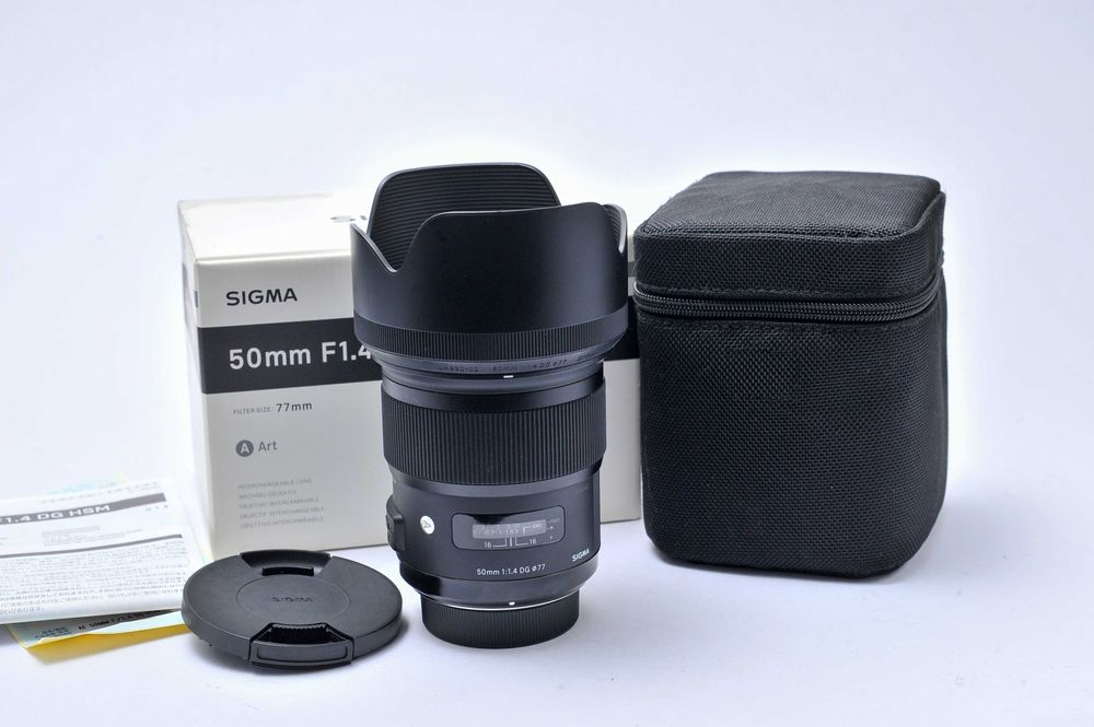 Sigma 50mm f1.4 Art excelente estado montagem Nikon