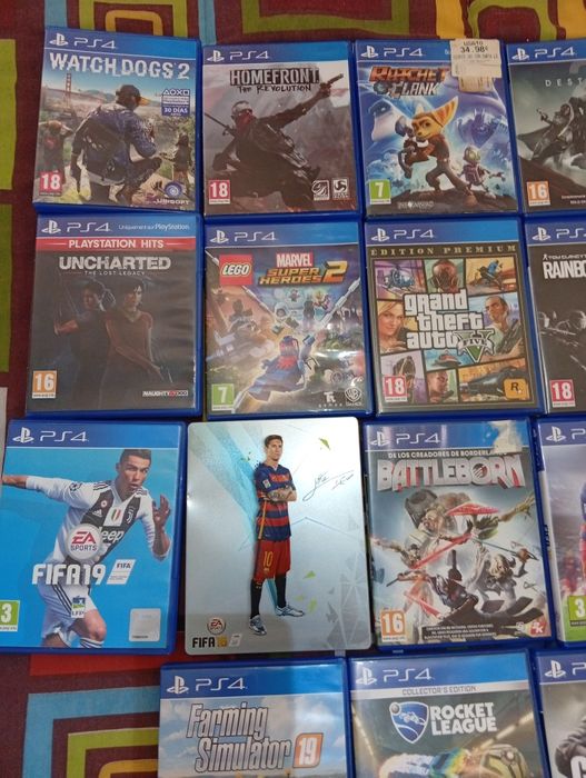 Lote de jogos ps4