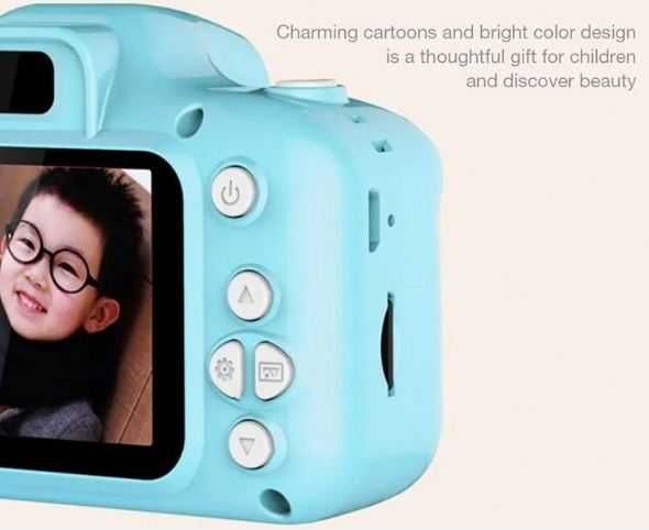 Aparat dla dziecka - mini kamera -zielony