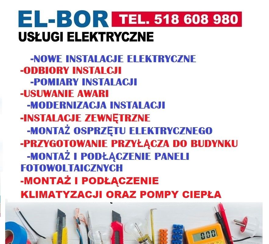 ELEKTRYK - usługi elektryczne