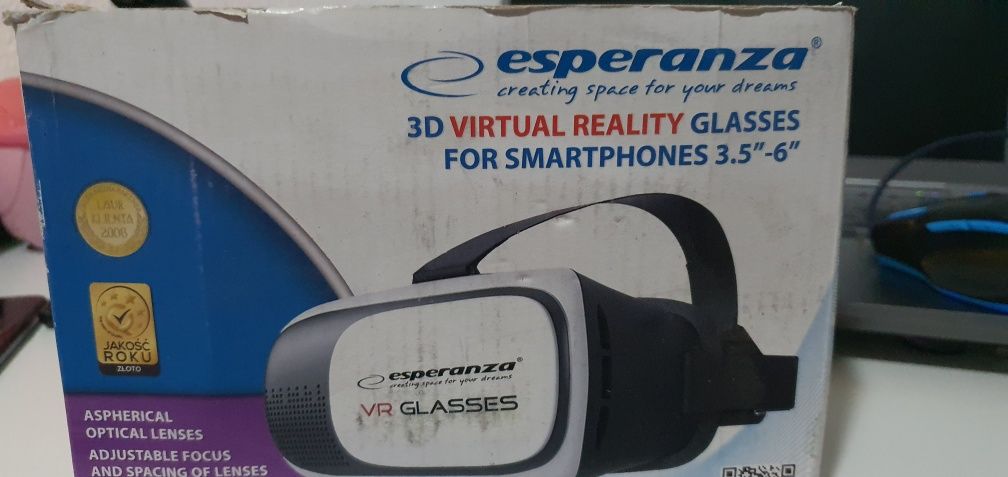 Óculos de realidade virtual Esperanza