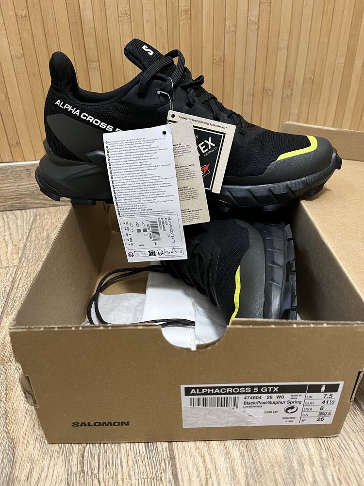 Кроссовки Salomon alpha cross 5 GTX