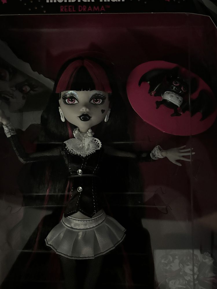 Monster High draculaura reel drama nib mattel