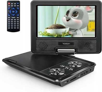 DVD Przenośne 7 LCD YOTON YD075 USB SD PILOT Obrotowy Ekran