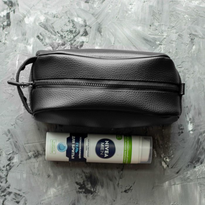 Мужская дорожная косметичка-несессер ERNIE из экокожи для путешествий