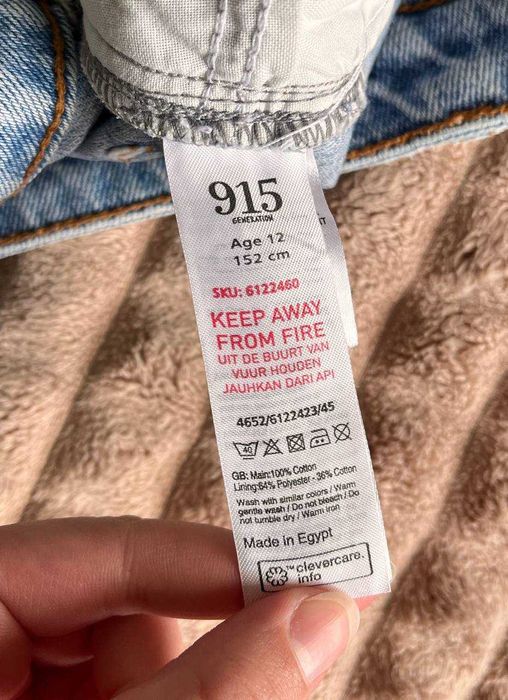 Нова якісна джинсова міні-спідниця р. XS-S (на талію до 70 см)