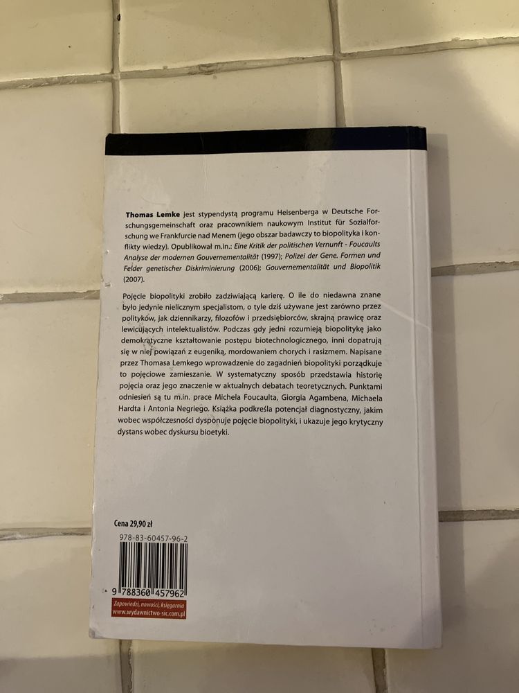 Bio polityka. Thomas lemke