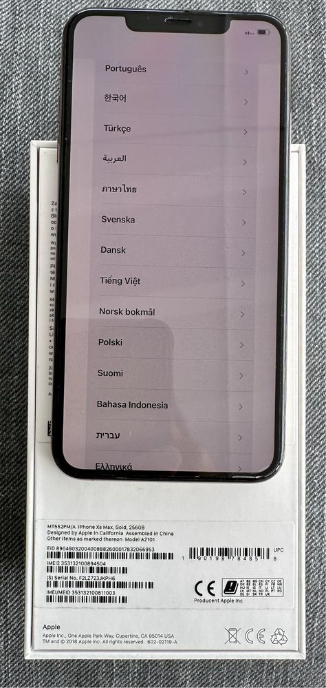 Iphone XS MAX, gold, stan idealny.