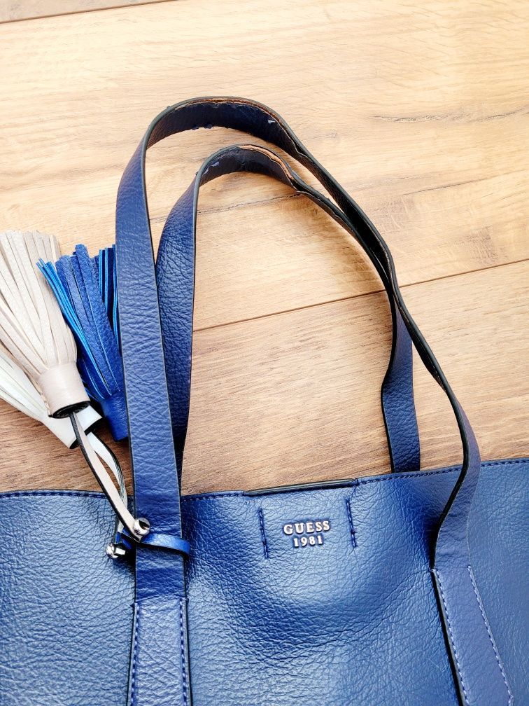 Torebka Guess 1981 duża A4 shopper bag