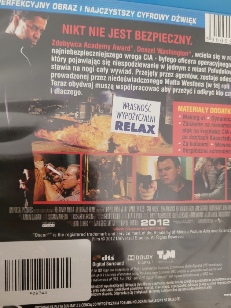 Safe house Film blu-ray Polska dystrybucja Lektor Łódź