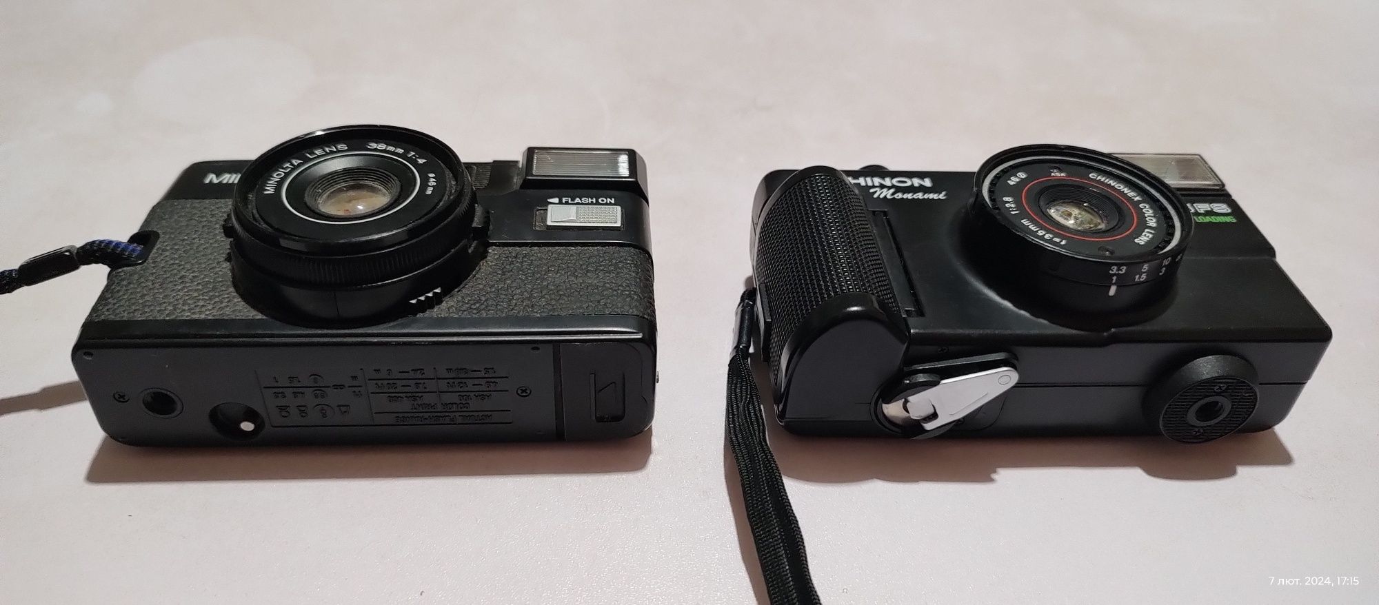 Фотоаппарат плёночный CHINON Monami 35FS.