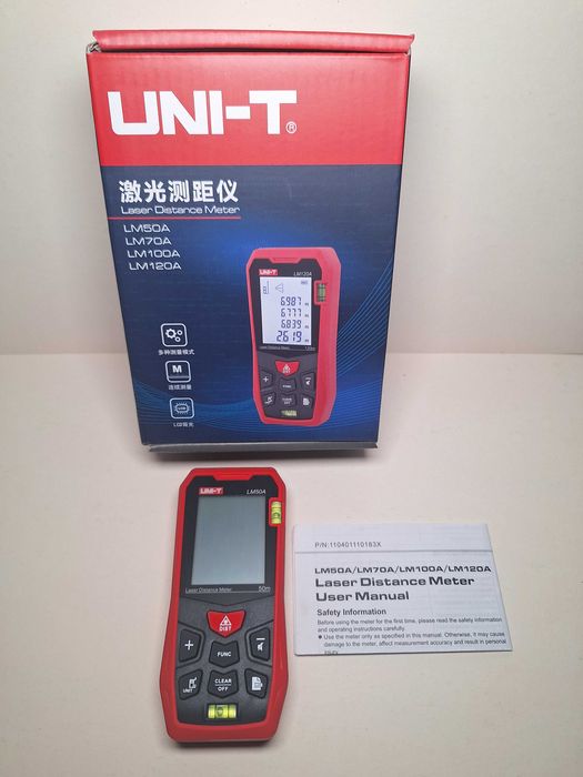 UNI-T LM 50A Лазерний далекомір.Дальномер.Лазерная рулетка