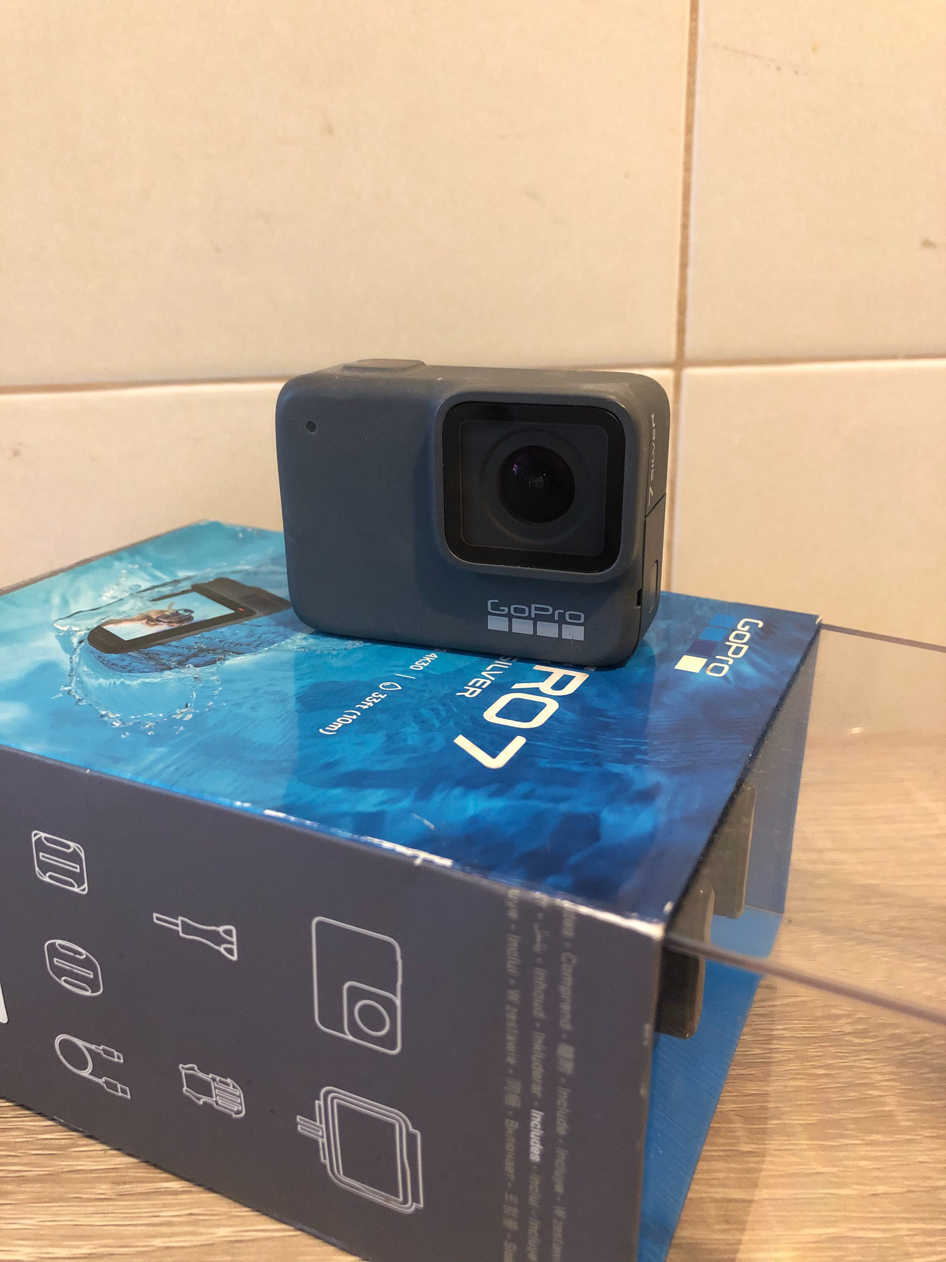 Gopro 7 silver em perfeito estado