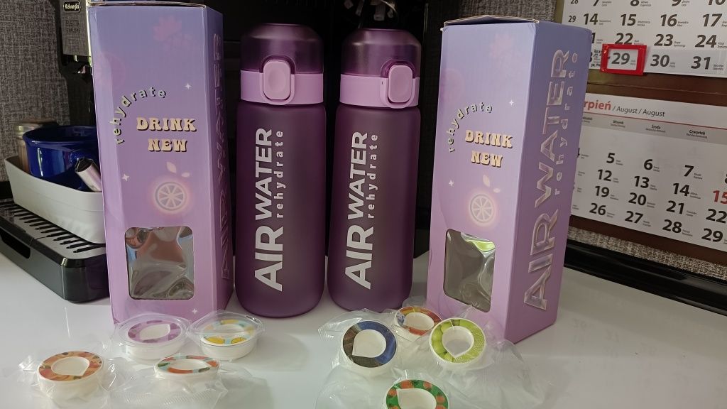 Butelka smakowa 650 ml + Air 4 smaki | bez cukru i kalorii