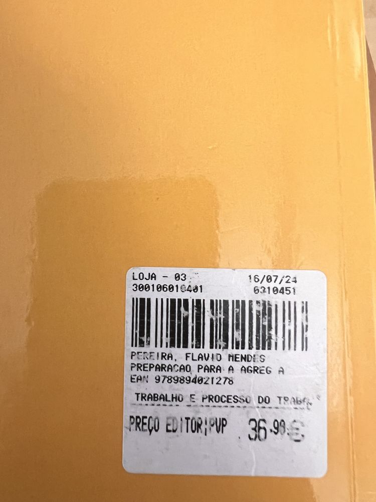 Livro Preparação para a agregação do Advogado Estagiário