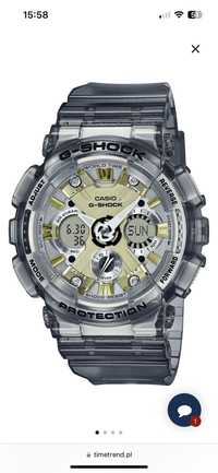 Casio G-SHOCK skeleton damski