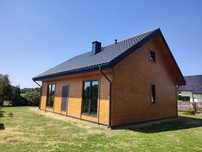 Dom drewniany 35 pergola altana wiata garaż