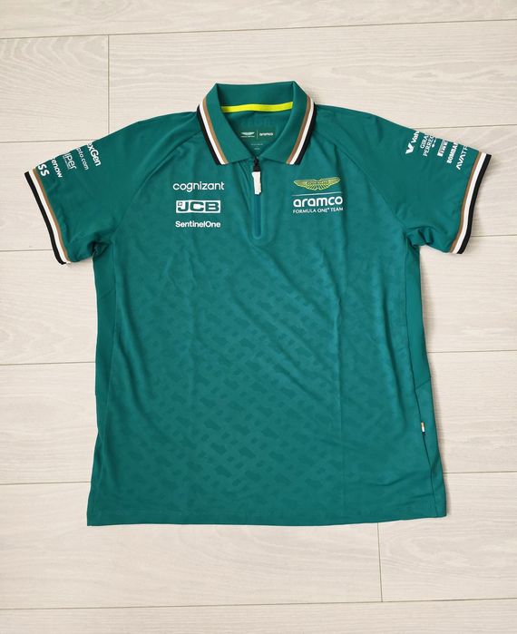 koszulka polo Aston Martin Formula One Team 2024, F1, Alonso, L