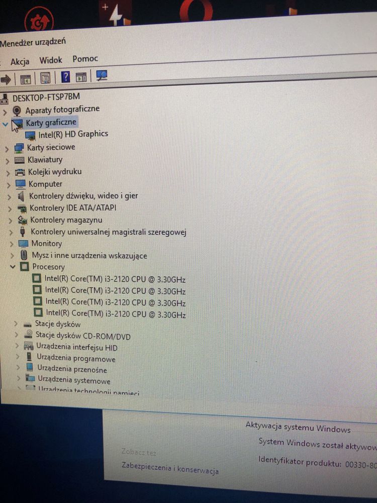 Komputer ALL IN ONE (i3 /8GB RAM /DYSK 500GB)
