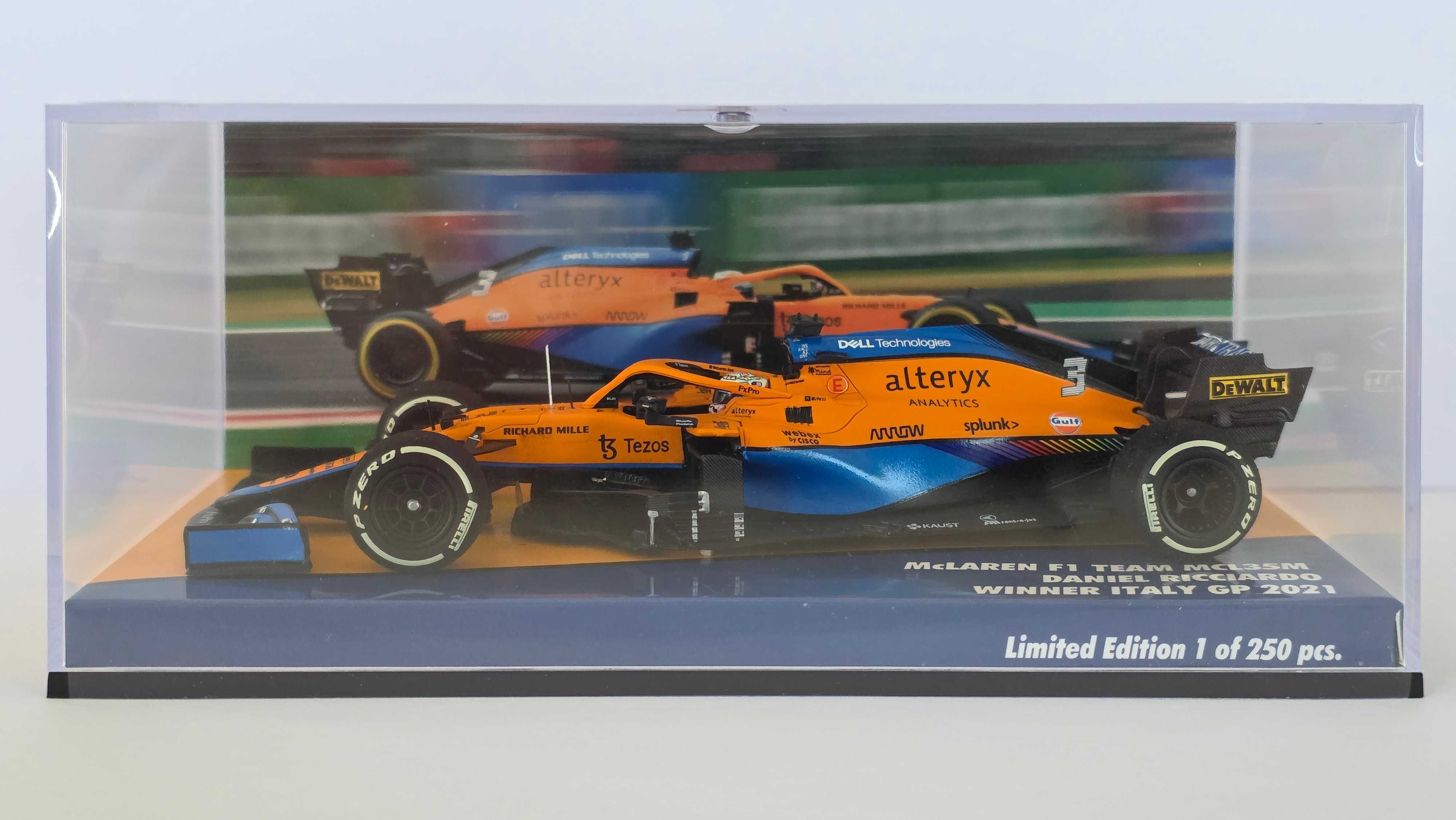 Minichamps F1 1:43 McLaren MCL35M #3 Ricciardo Vencedor GP Itália 2021