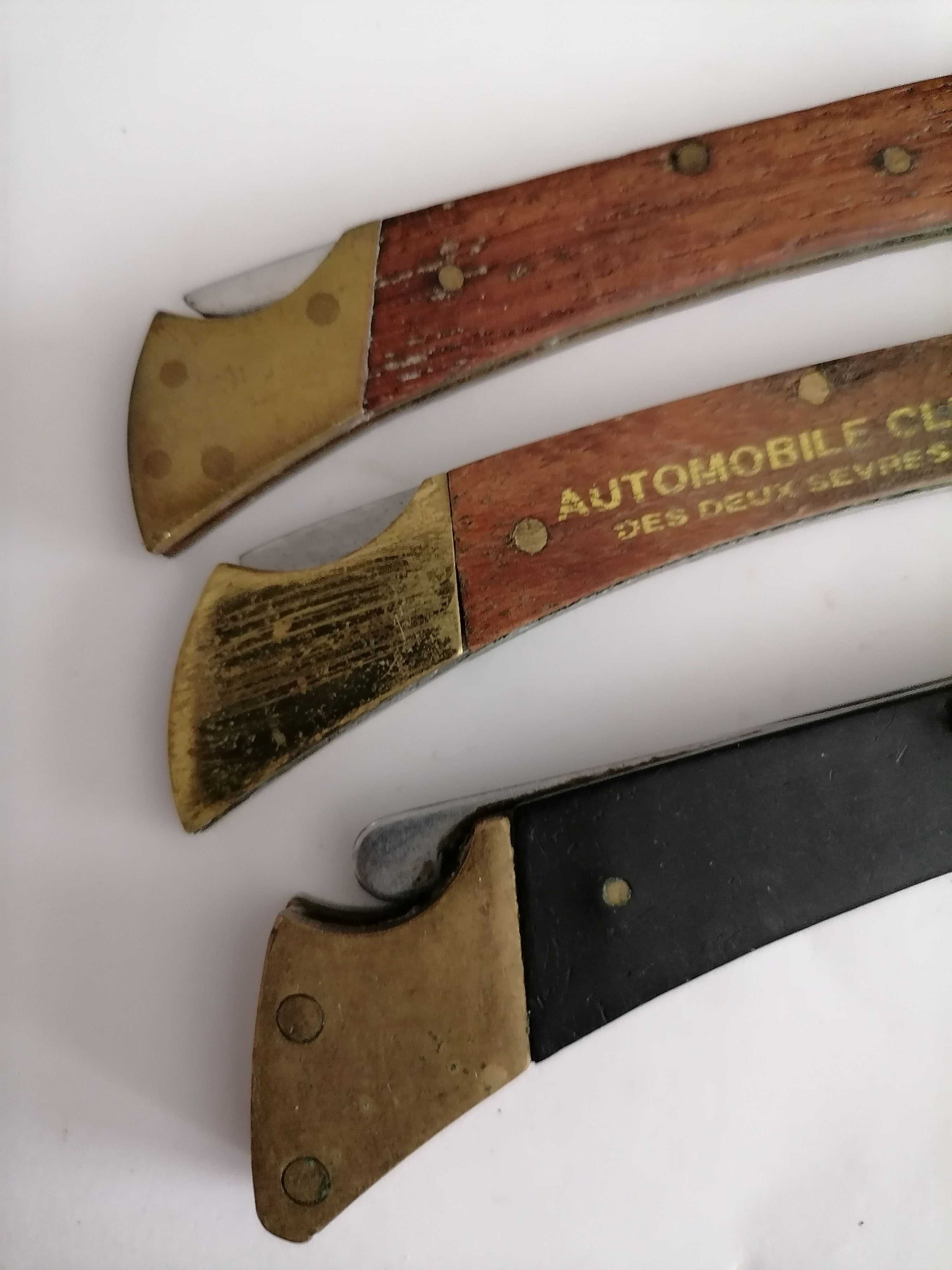 3 canivetes coleção com entalhe segurança Cabos Madeira-Preço Conjunto