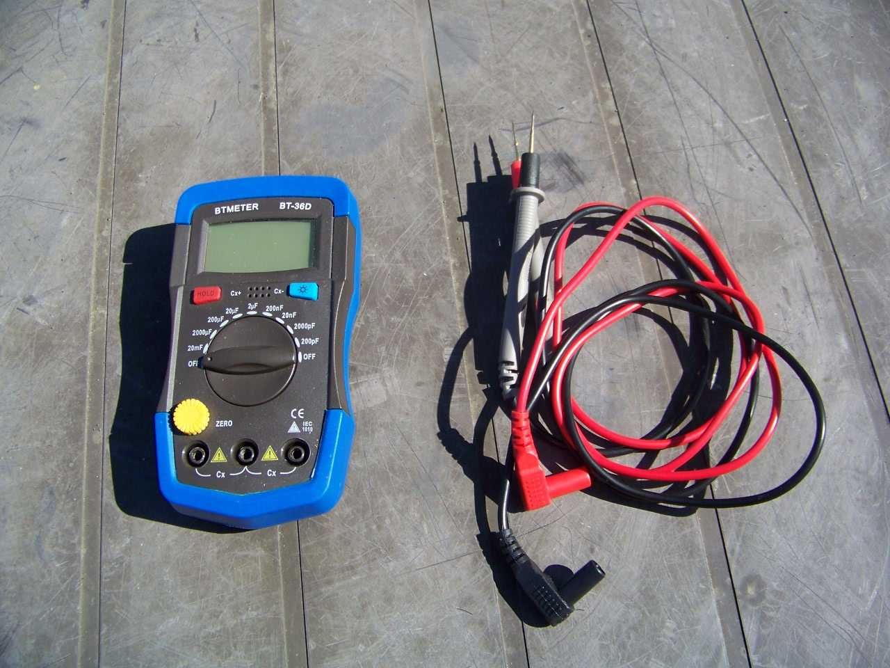 Miernik kondensatorów  BTMETER BF-36D stare radio lampowe nowy.