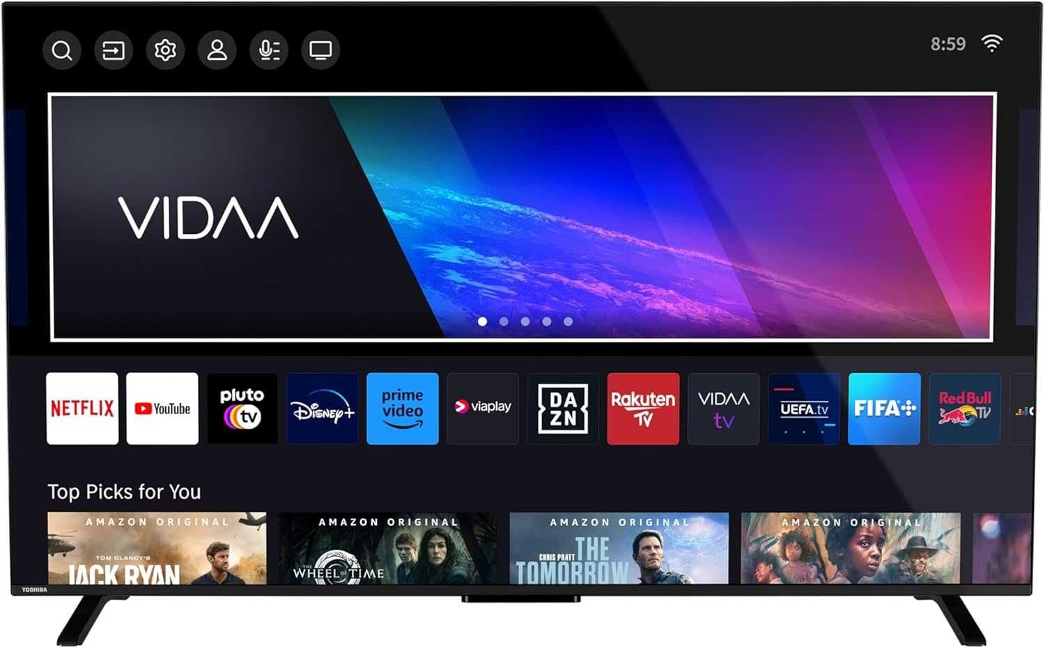 Акція! Телевізор 65 дюймів Toshiba 65UV2363DA (4K Smart TV 60Hz DLED)