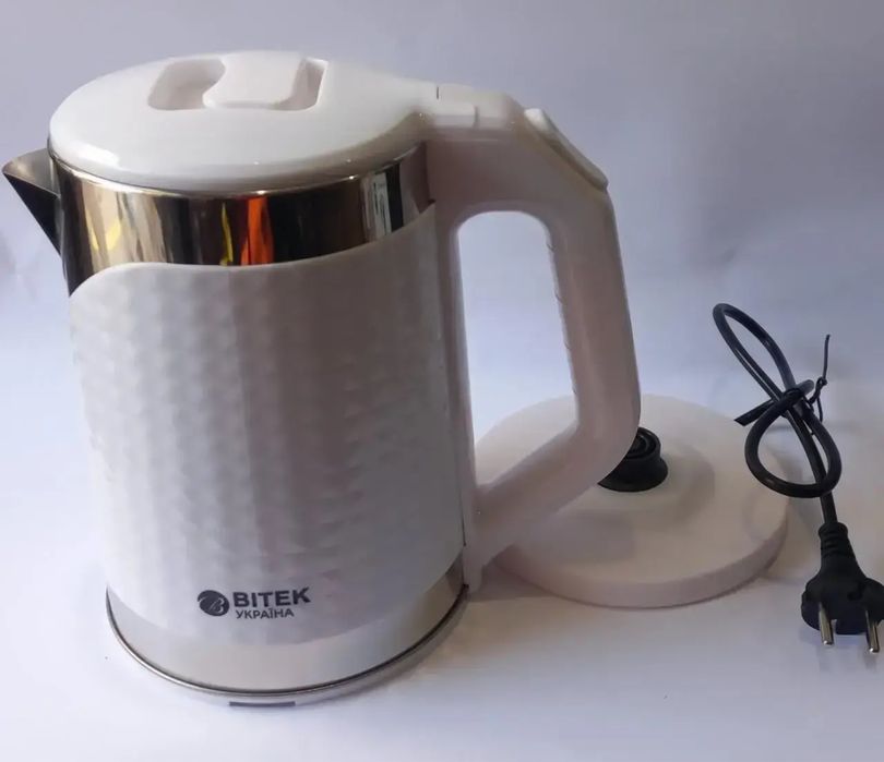 Чайник електричний ВITEK Вт-3118 white 2.2 л/2000Вт электрочайник