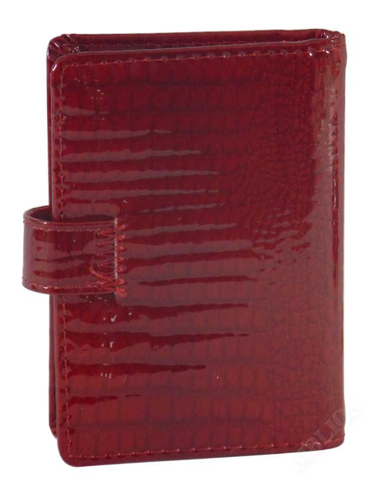 Wizytownik Etui na dokumenty ze skóry lakierowanej JENNIFER JONES 5244