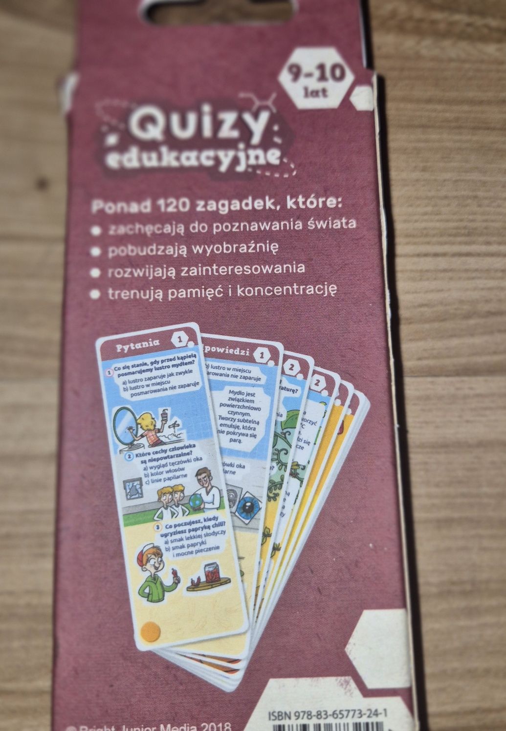 Karty quiz edukacyjny