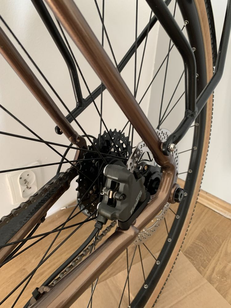 Rower Gravel Szosa La pierre Cross Hill 3.0 - złoty