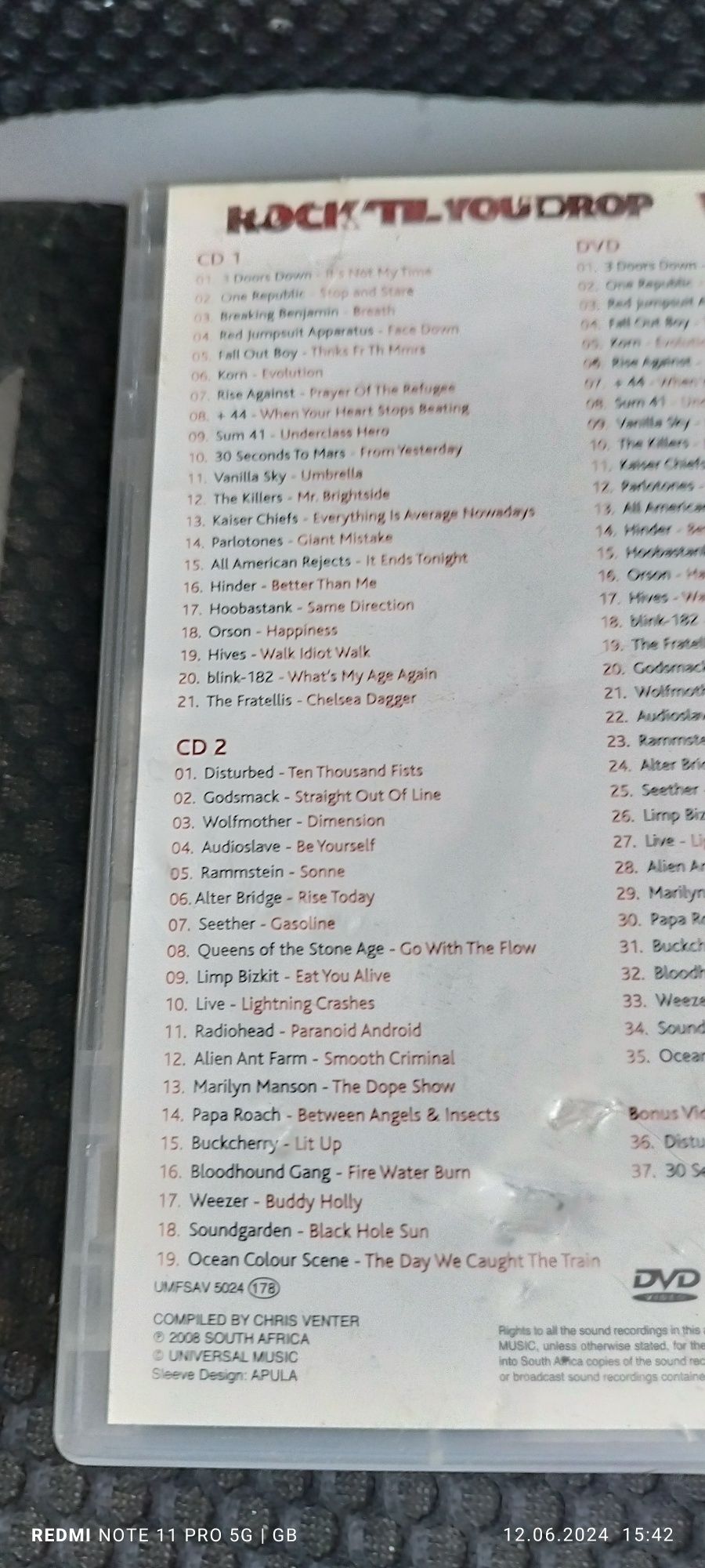 Sprzedam rock til.you drops volume 3