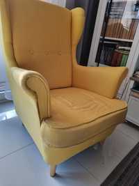 Fotel uszak żółty ikea