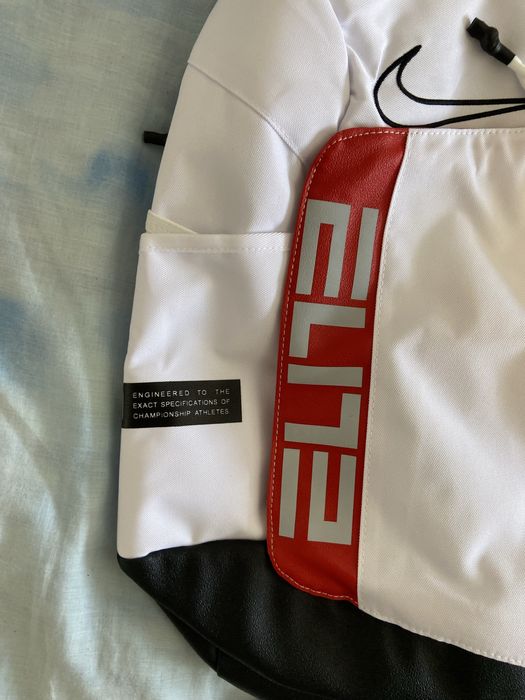 Mala nike elite branca e vermelha