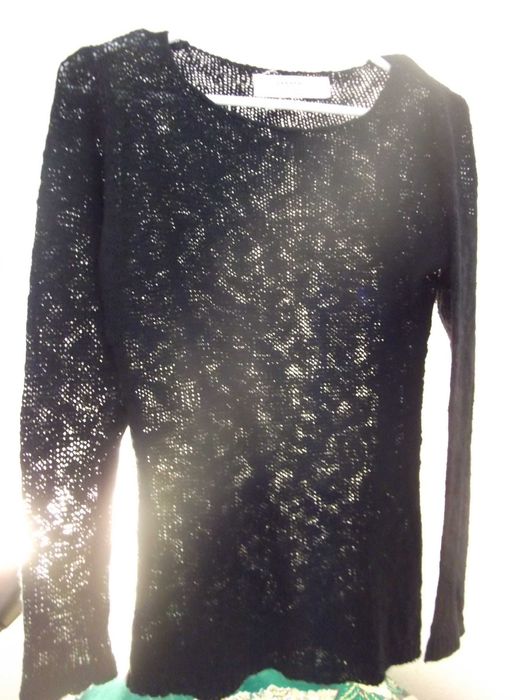 Camisola malha preta / Black knit sweater – ZARA KNIT (S)