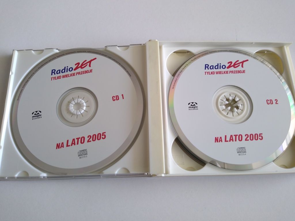 Płyta CD Radio Zet Tylko Wielkie Przeboje na lato 2005,  cztery płyty