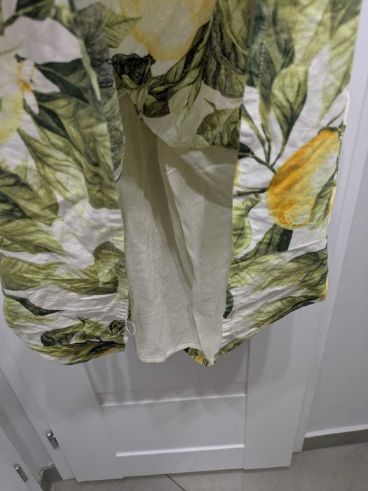 Cytrynkowa sukienka H&M