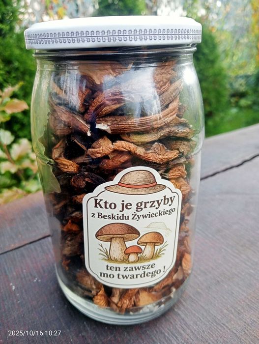 Suszone Grzyby w słoju około 100gram