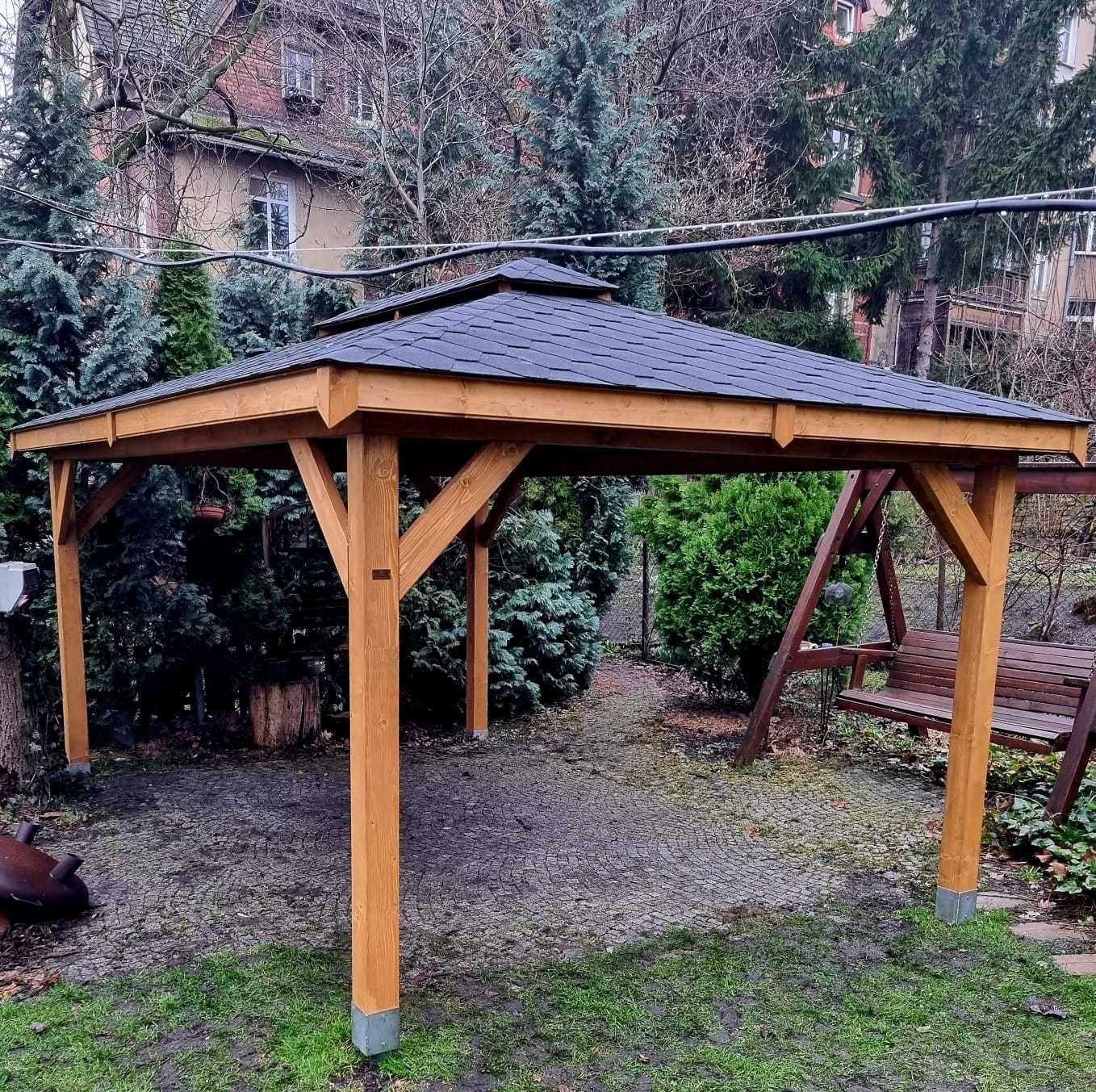 Altana MALTA 3X3, wiata, pergola, zadaszenie, słupy 12x12