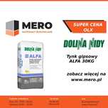 Tynk Gipsowy Alfa 30kg DOLINA NIDY