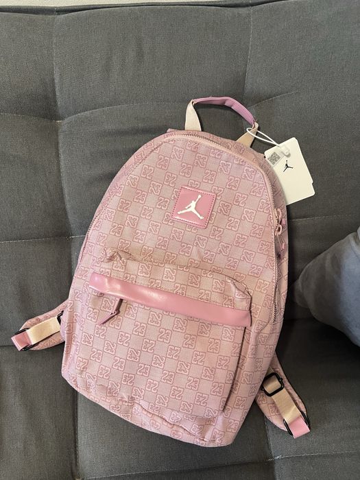 Жіночий рюкзак Jordan monogram | шкіряний монограмний рюкзак джордан