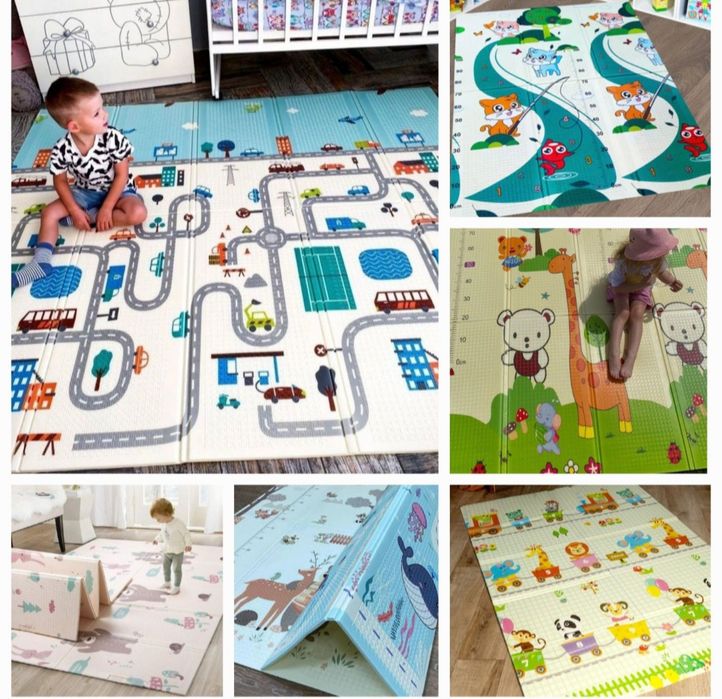 Термоковрик термокилимок розвиваючий ігровий дитячий коврик детский