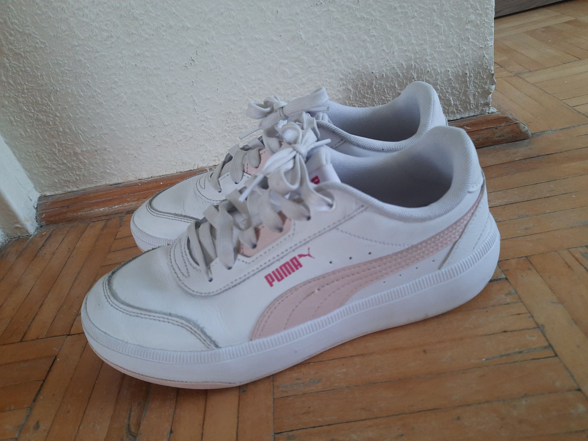 Puma buty biale różowe tori junior 38