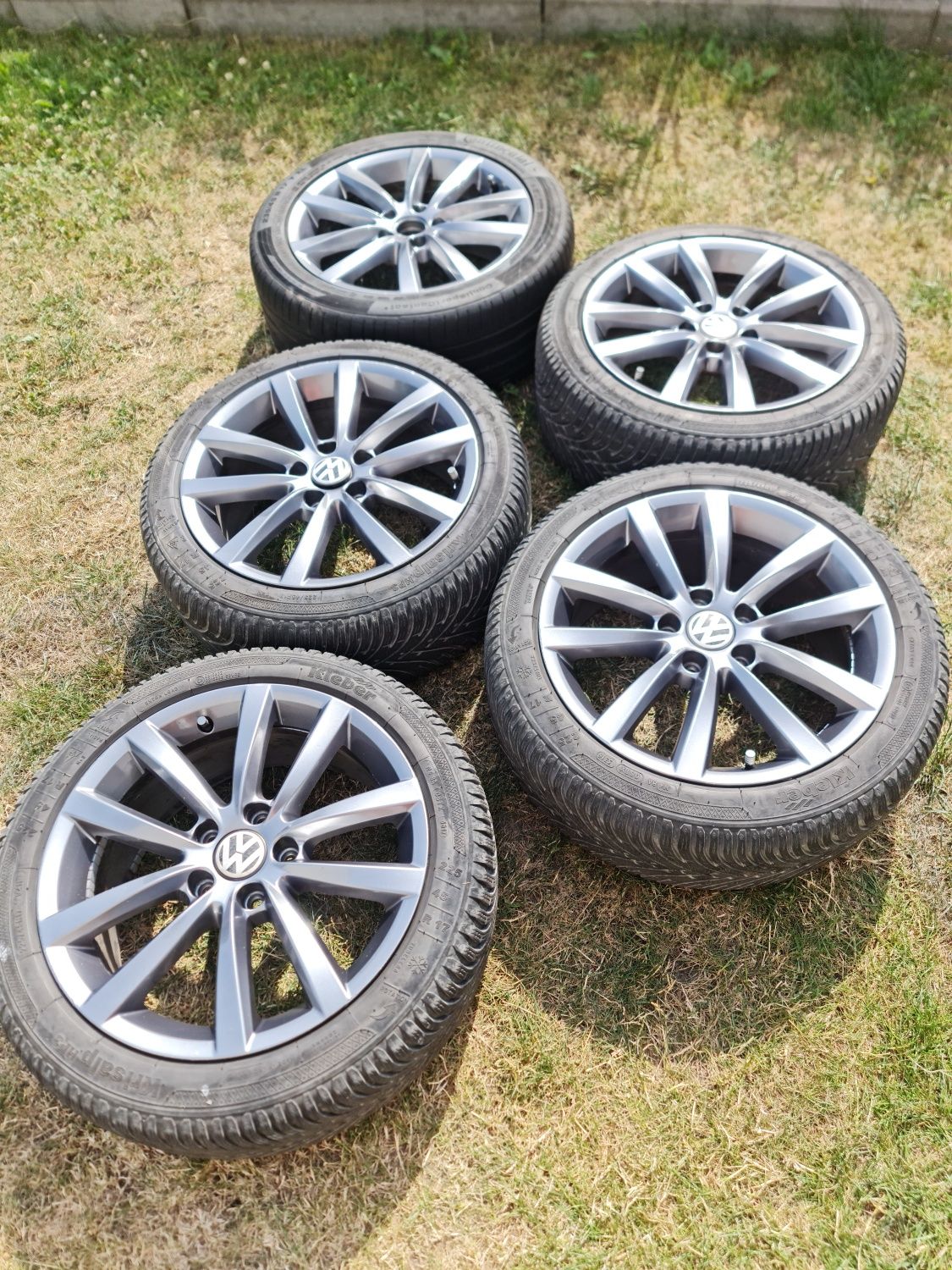 Sprzedam orginalne koła VW 5×112 r17 + koło zapasowe