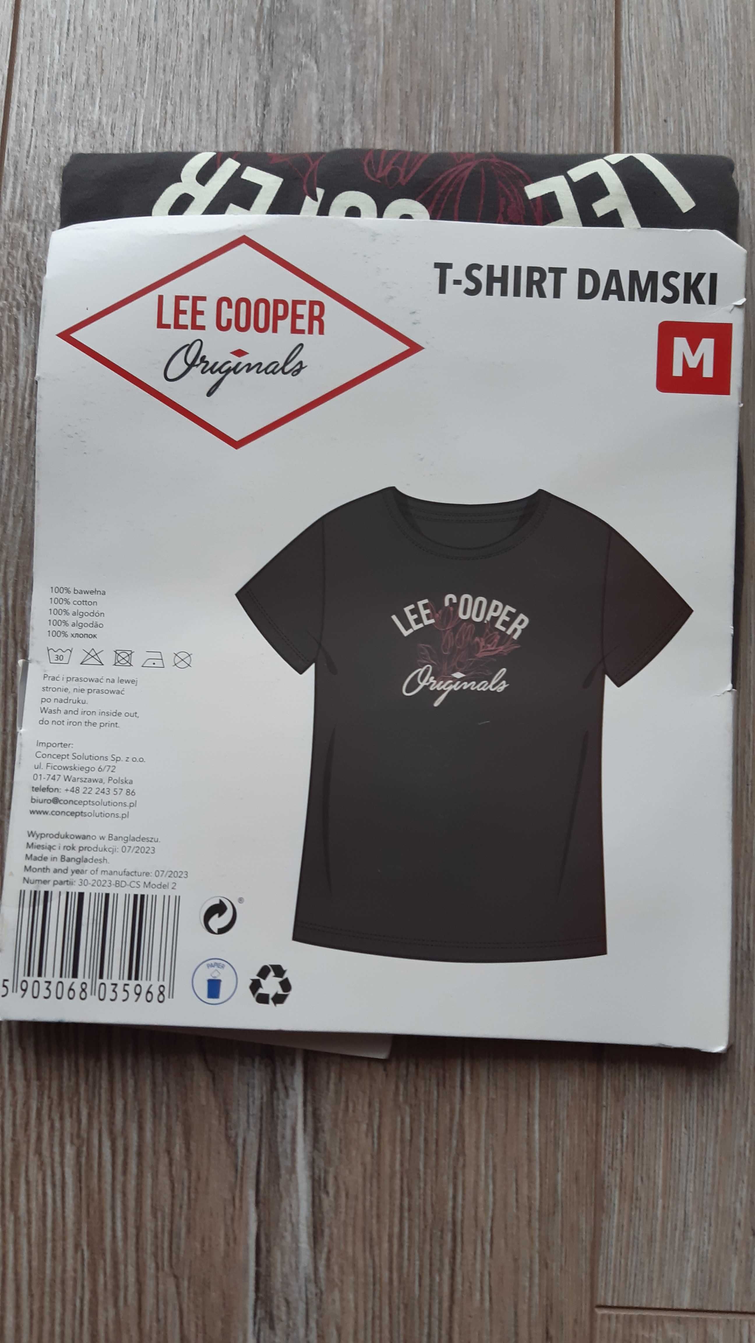 Nowa koszulka damska M Lee Cooper t-shirt