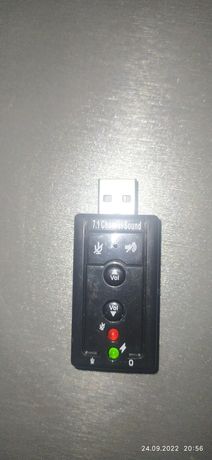 USB звуковая карта 7.1
