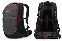 Stylowy Plecak Campus Horton 45l | Lekki Wygodny | Szaro-czerwony