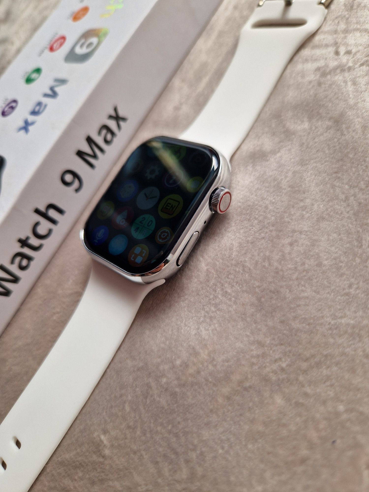 Watch 9 max 4gen, amoled, pełny komplet smartwatch.
